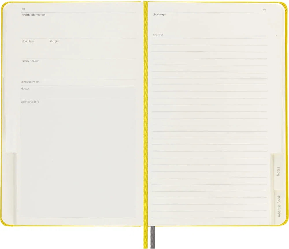 Moleskine Hobi Günlüğü 13x21 Tematik Metinler Sarı
