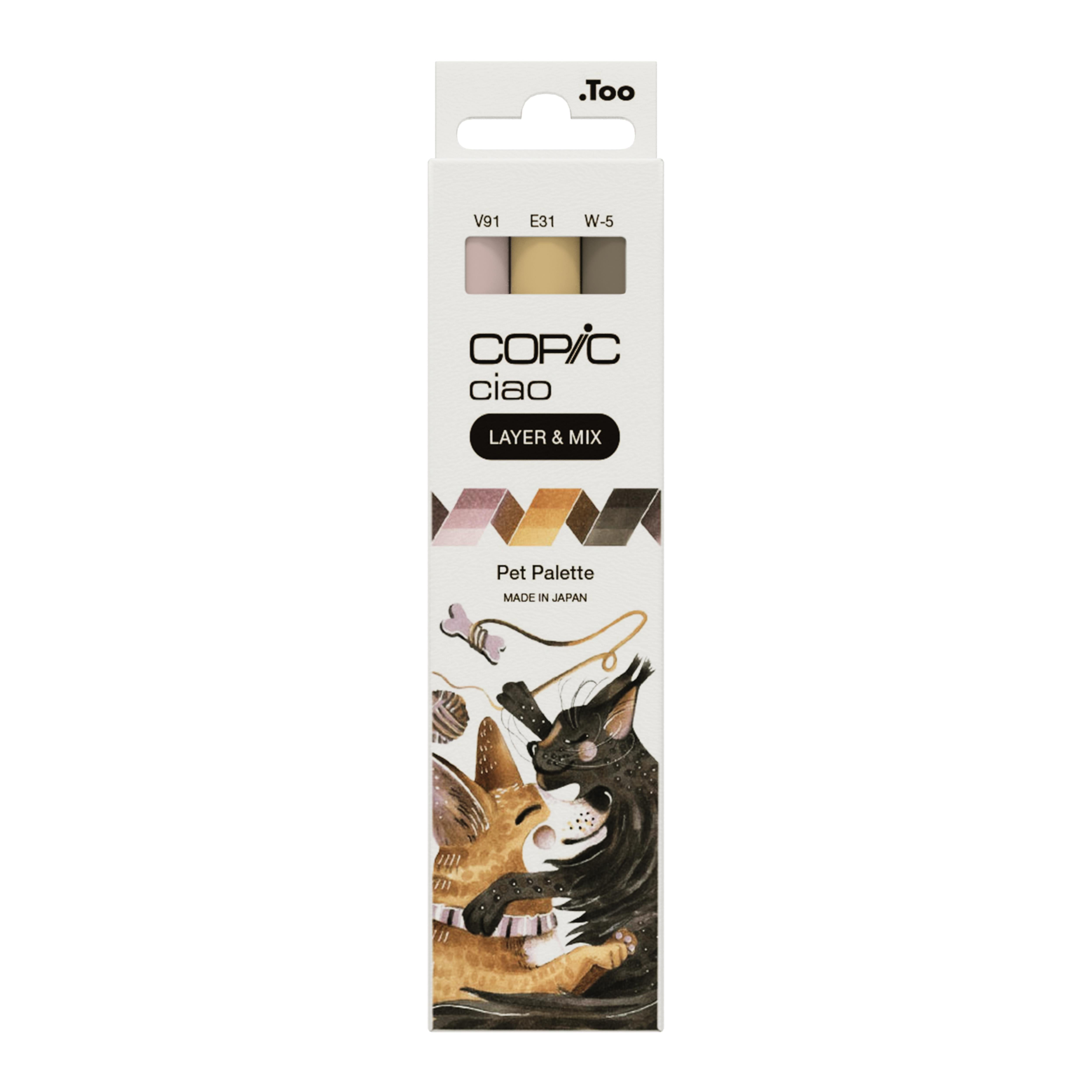 Copic Ciao 3'lü Layer Mix Set Pet Palette