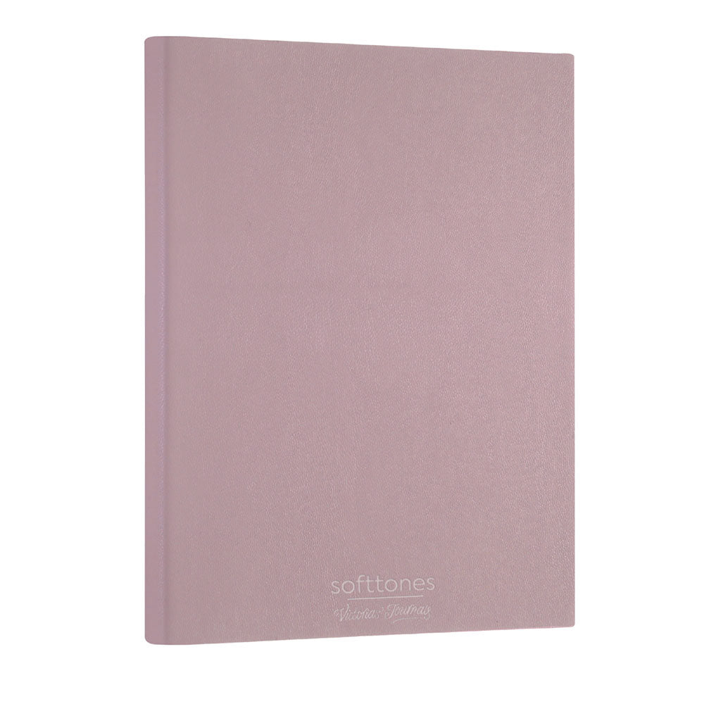 Victoria's Journals Softtons Esnek Kapak Çizgisiz Defter B5 80 gr 128 Yaprak Pembe