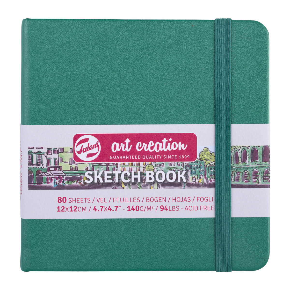 Art Creatıon Eskiz Defteri 140 Gr  12 X 12 Cm Yeşil