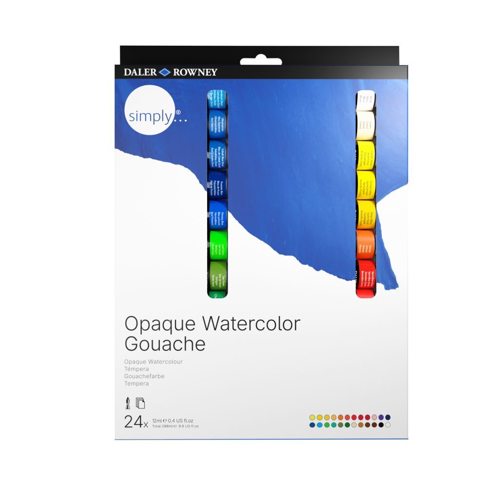 Daler-Rowney Simply Gouache Set 24x12 ml