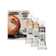 Schmincke Liquid Charcoal Vegan Set 3x5 ml Tüp