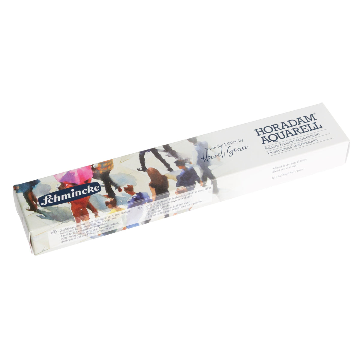 Schmincke Horadam Aquarell Artist Sulu Boya Hazel Soan Edition Metal Kutu Set  12 x Yarım Tablet - Görsel 6
