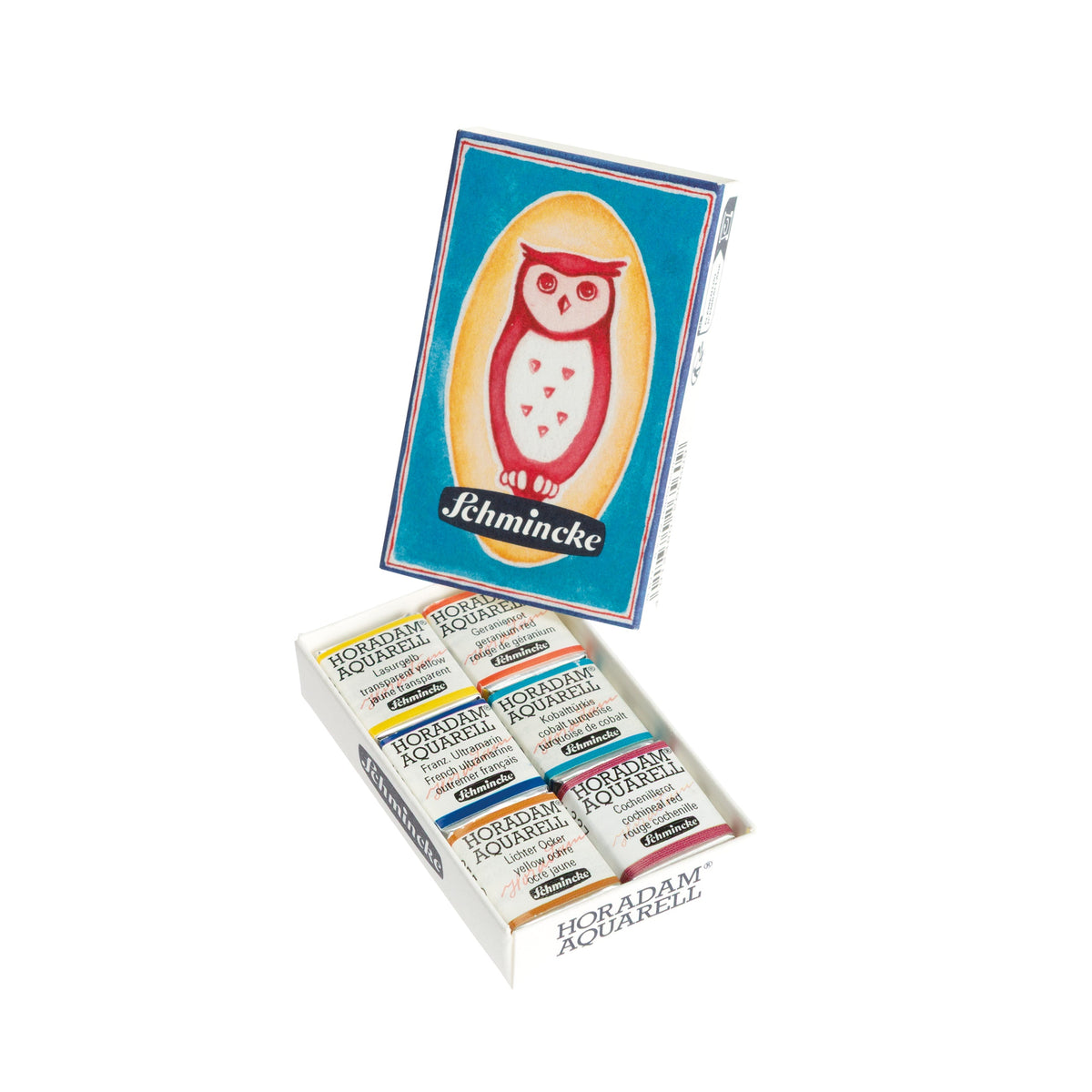 Schmincke Horadam Aquarell Artist Sulu Boya Matchbox Set 6 x Yarım Tablet - Görsel 3