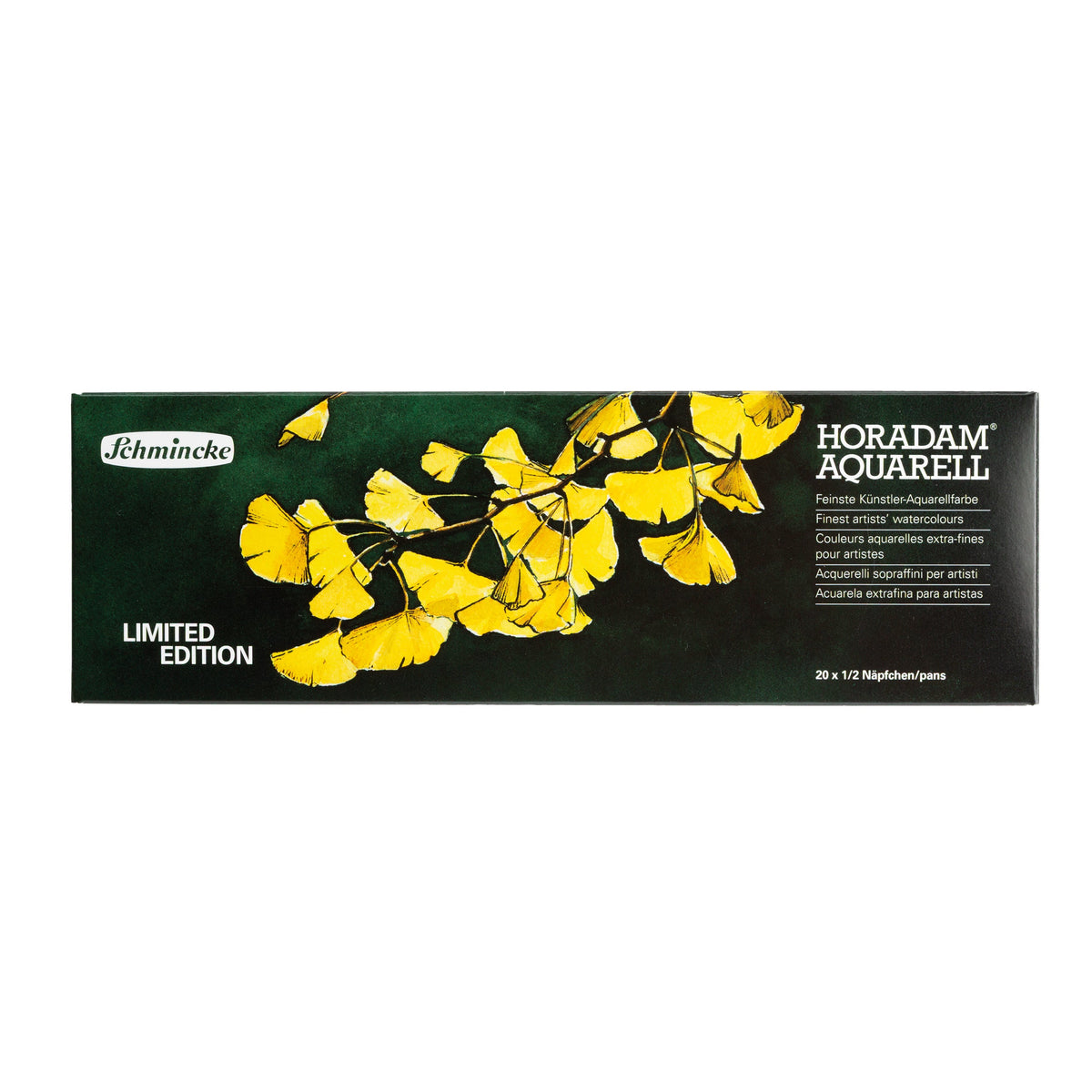 Schmincke Horadam Aquarell Artist Sulu Boya Metal Kutu Set 12 Standart + 8 Supergranulation Yarım Tablet - Görsel 6