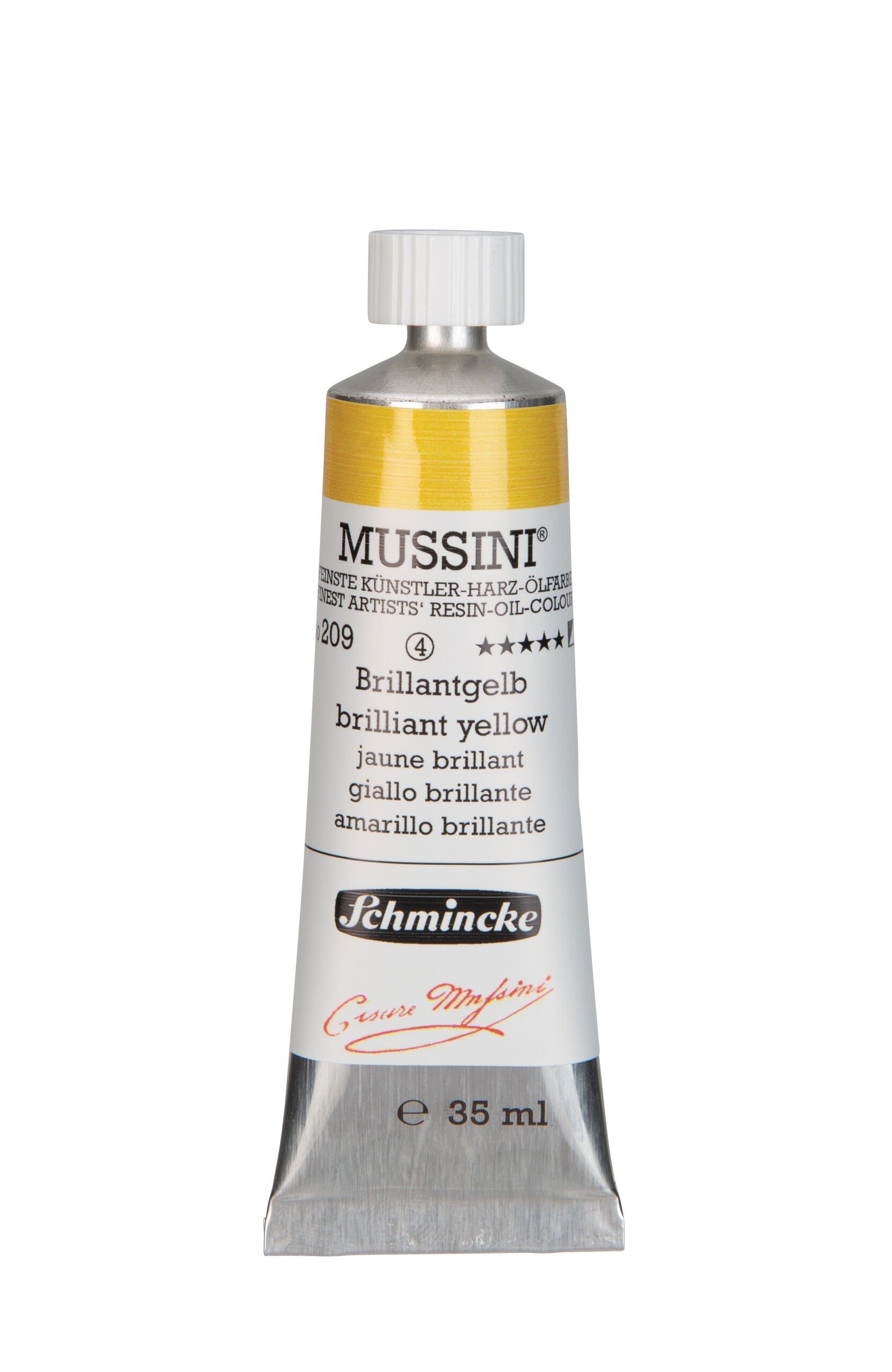 Schmincke Mussini Artist Yağlı Boya 35 ml Seri 4 209 Cadmium Yellow Hue