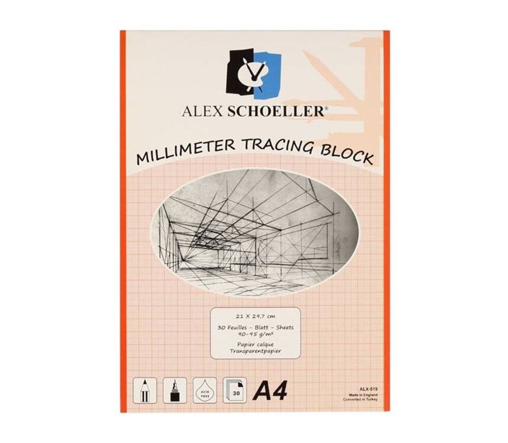 Alex Schoeller Alx-519 Aydınger A4 Kırmızı 30'Lu