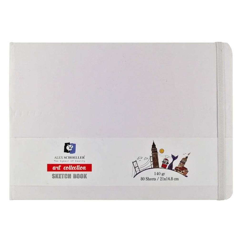 Alex Schoeller Sketch Book Art Collection Beyaz 21x14,8 140 gr 80 Sayfa