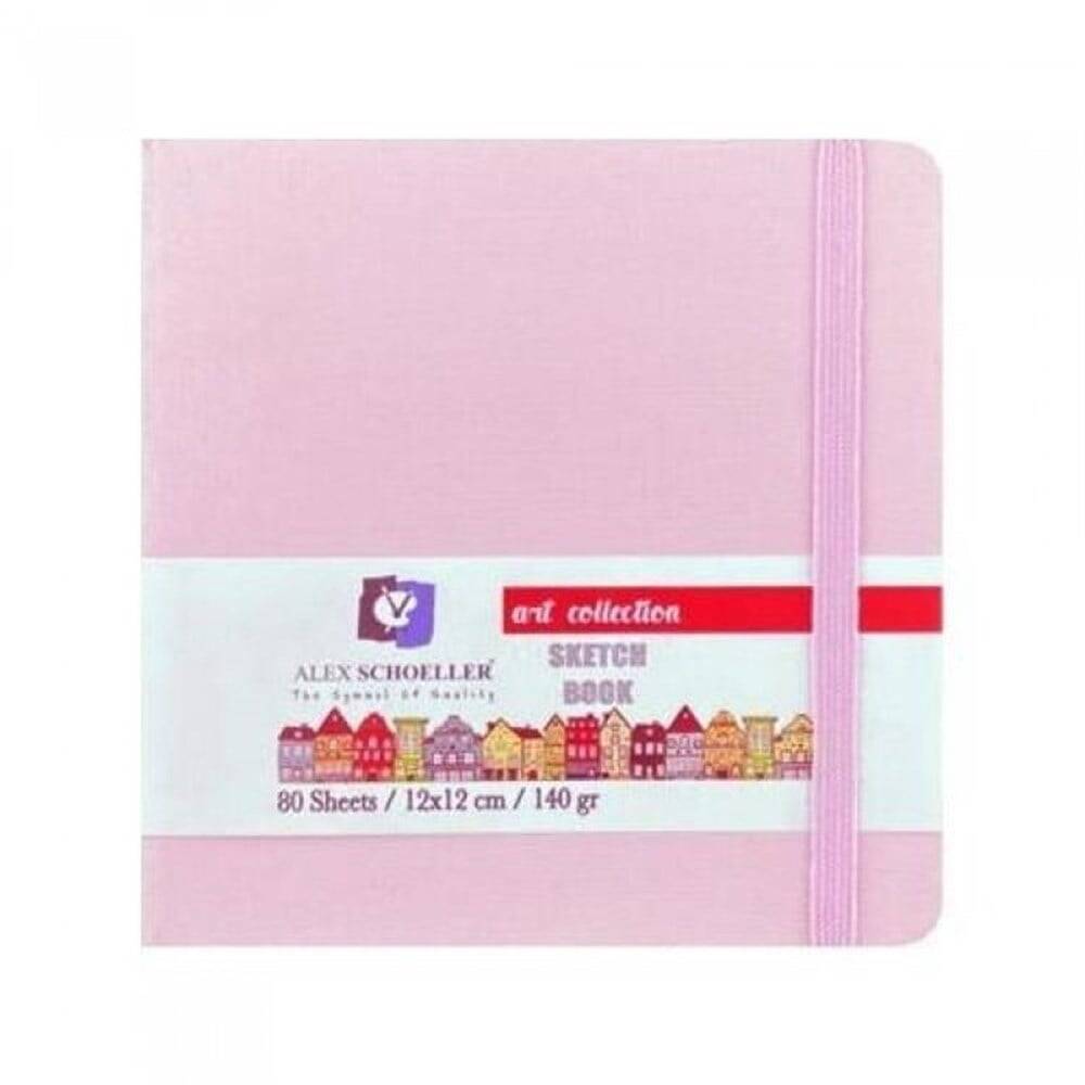 Alex Schoeller Sketch Book Art Collection Pembe 12x12 140 gr 80 Sayfa