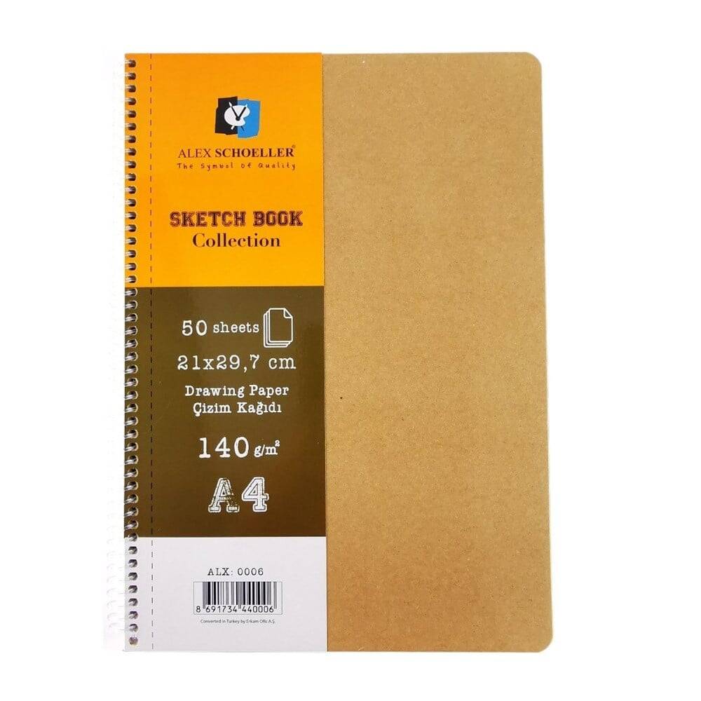 Alex Schoeller Sketch Book Collection A4 140 gr 50 Yaprak