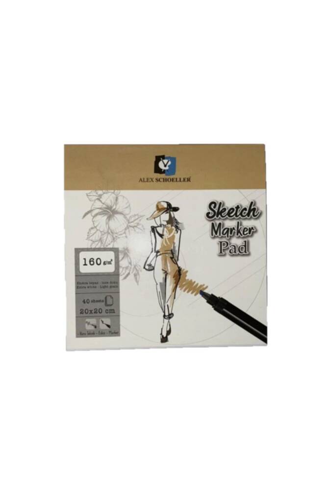 Alex Schoeller Sketch Marker Pad 13x21 140 GR 80 Sayfa