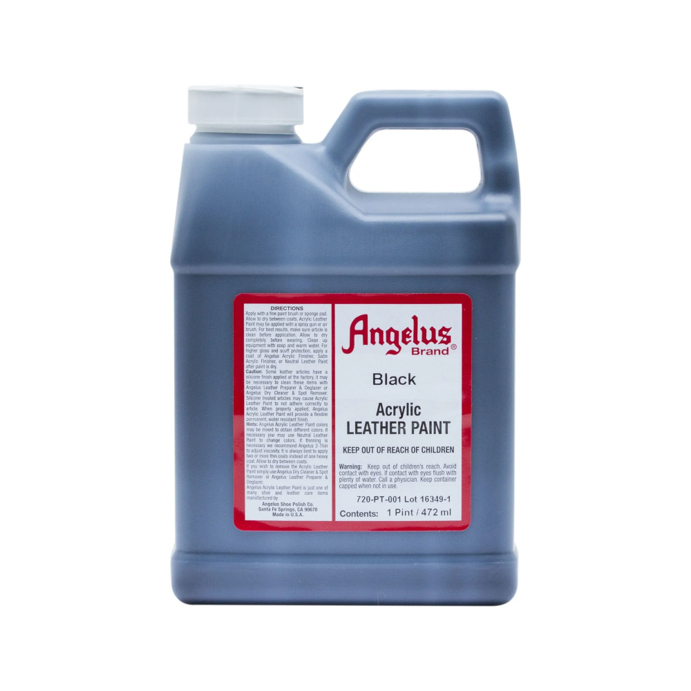 Angelus Deri Boyası Black 472 ml