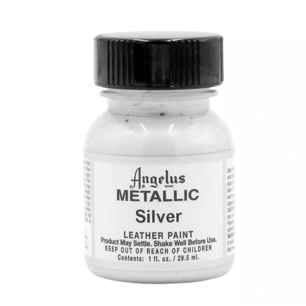 Angelus Deri Boyası Metallic Silver