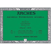 Arches Suluboya Blok Defter 20x26 cm 300 Gr 20 Yaprak Cold Press Grain Fin