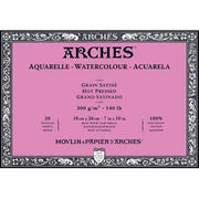 Arches Suluboya Blok Defter - İnce Doku - 300Gr. 18x26cm - 20 Yp.