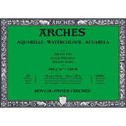 Arches Suluboya Blok Defter - Orta Doku - 300Gr. 36x51cm - 20 Yp.