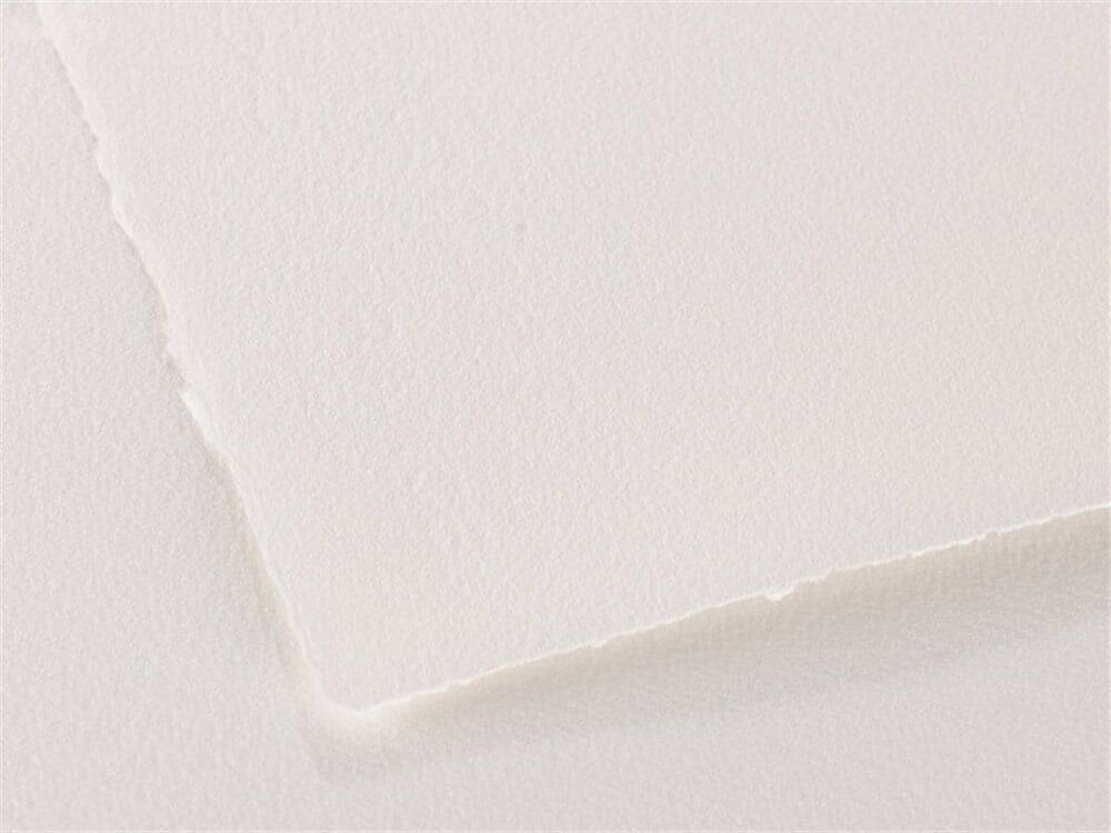 Arches Suluboya Kağıdı - Doğal Beyaz Düz Doku 300Gr. 56x76 cm (Hot Press)