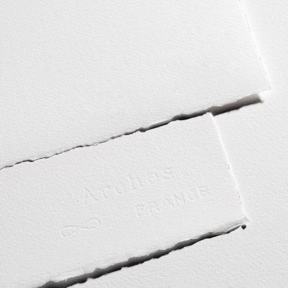 Arches Suluboya Kağıdı - Parlak Beyaz 300Gr. 56x76 cm (Hot Press)