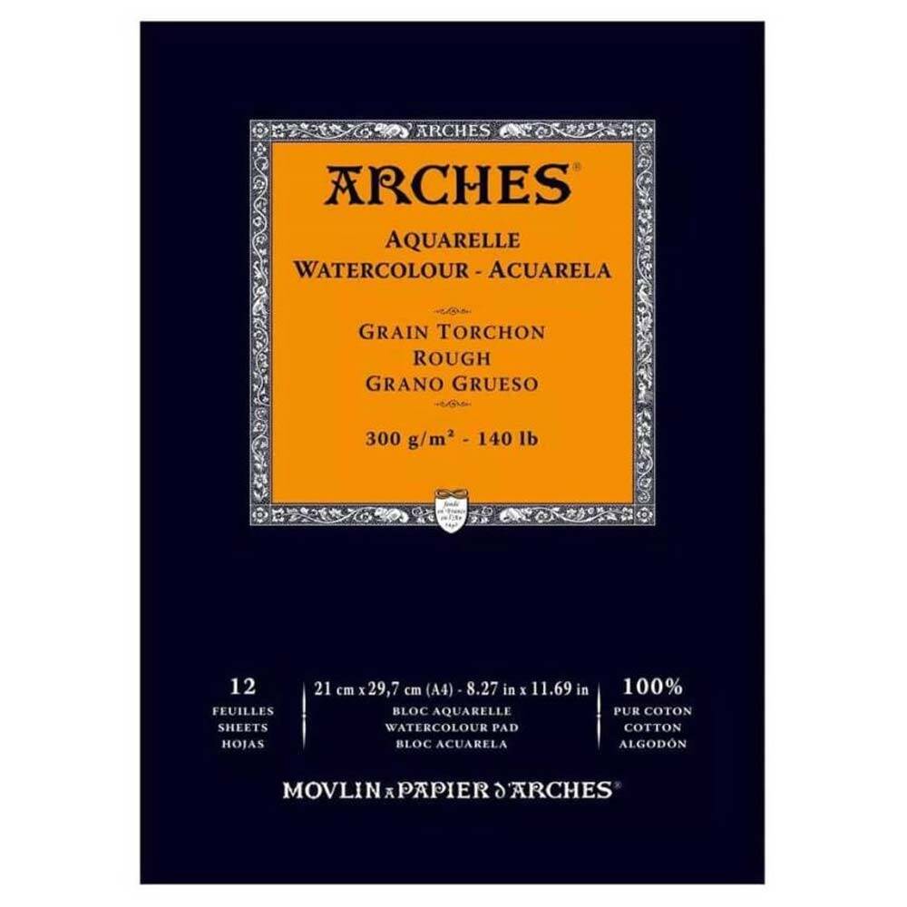 Arches Suluboya Kağıdı Rough Grano Grueso 300gr 26x36 cm 12 Yp