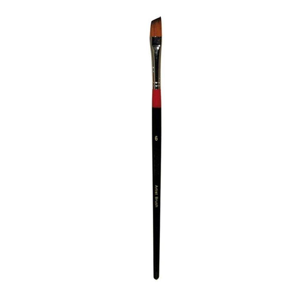 Art Desing Yan Kesik Stroke Boya Fırçası Seri 986A N:6
