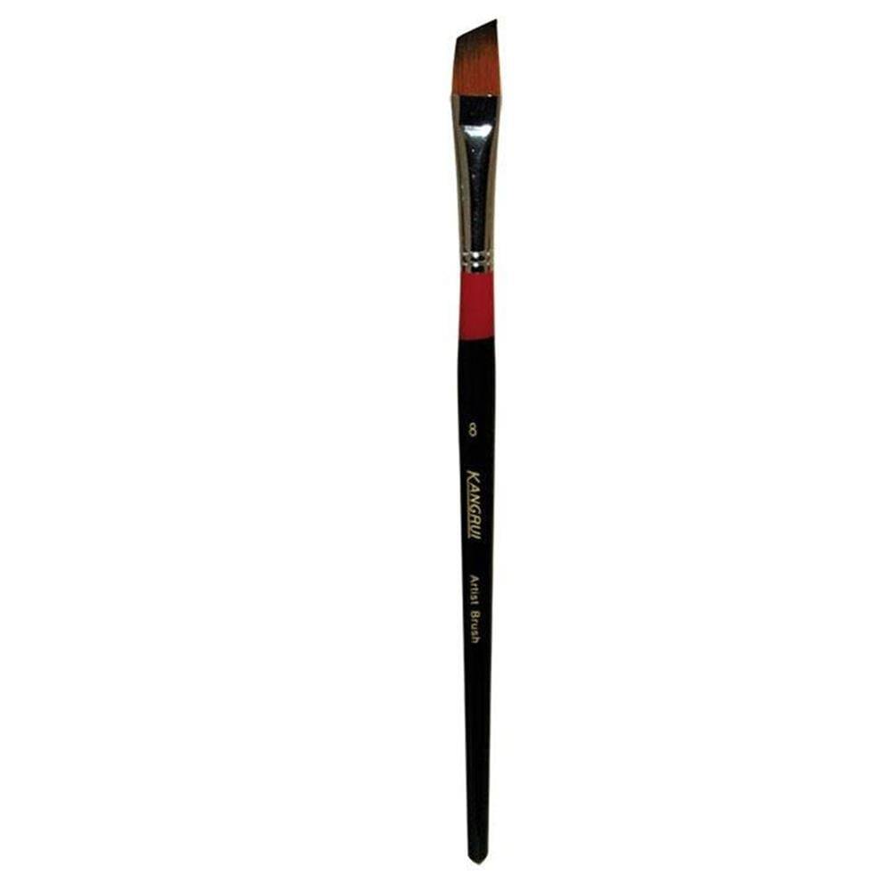 Art Desing Yan Kesik Stroke Boya Fırçası Seri 986A N:8