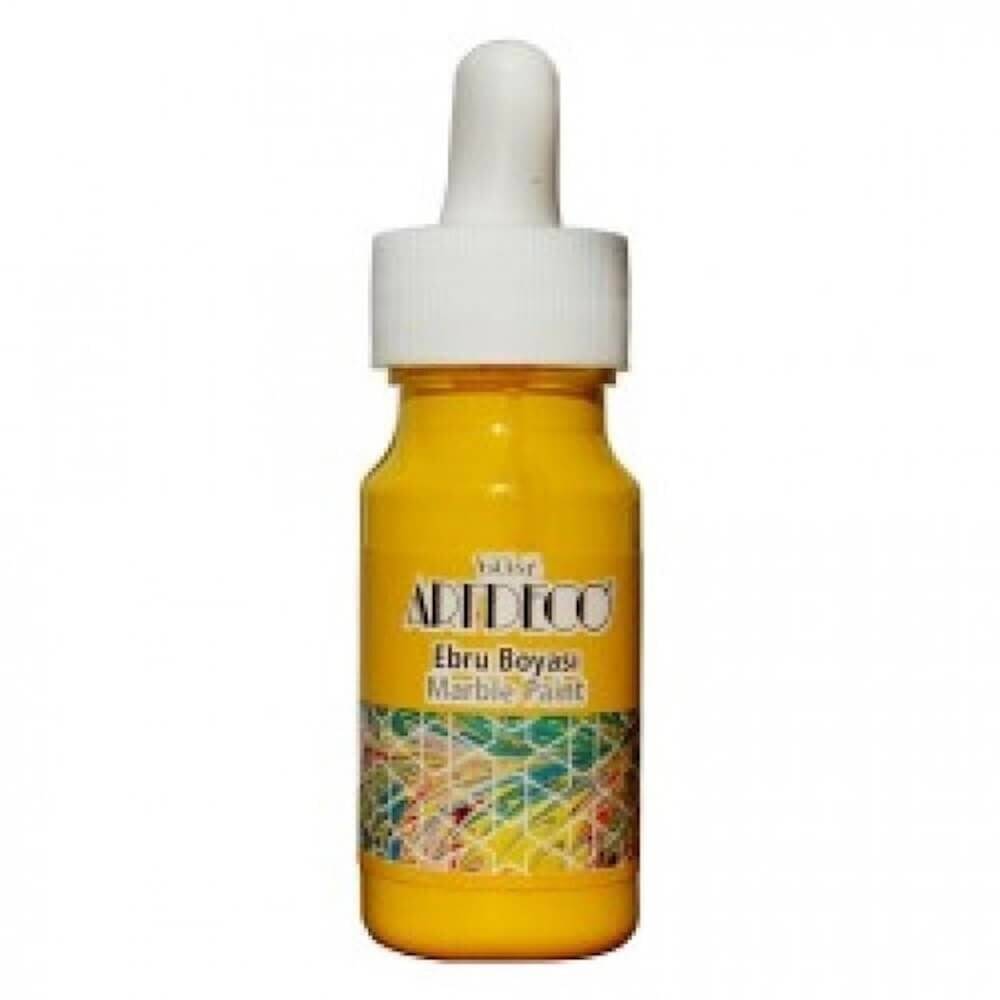 Artdeco 16B-02 Ebru Boyası 30 ml Koyu Sarı