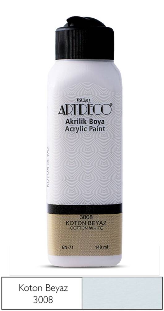 Artdeco Akrilik Boya 140 ml 3008 Koton Beyaz