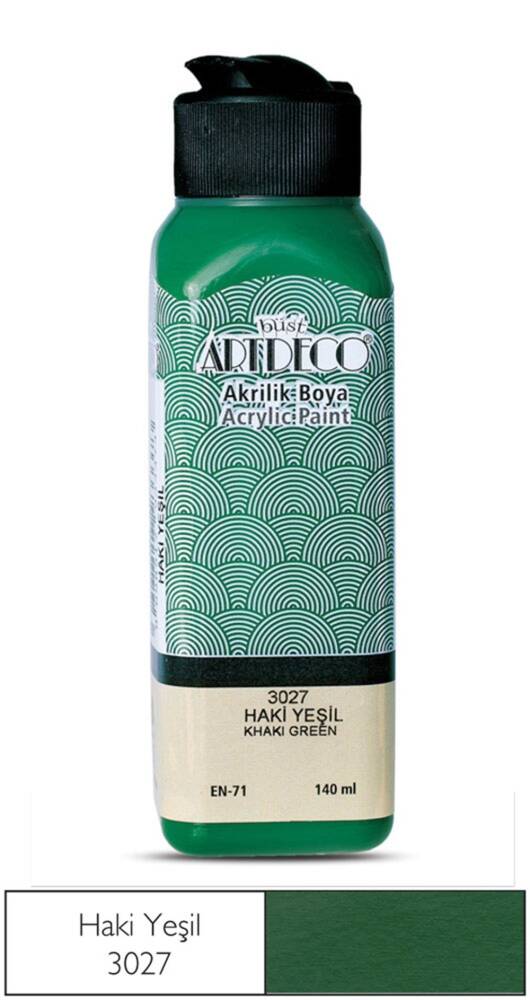 Artdeco Akrilik Boya 140 ml 3027 Haki Yeşil