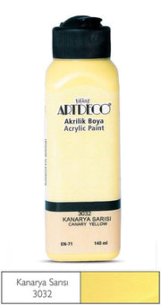 Artdeco Akrilik Boya 140 ml 3032 Kanarya Sarısı