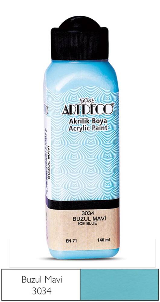 Artdeco Akrilik Boya 140 ml 3034 Buzul Mavi