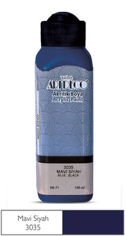 Artdeco Akrilik Boya 140 ml 3035 Mavi Siyah