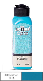 Artdeco Akrilik Boya 140 ml 3044 Kelebek Mavi