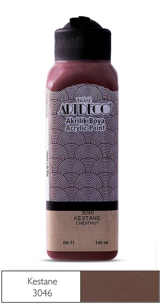 Artdeco Akrilik Boya 140 ml 3046 Kestane