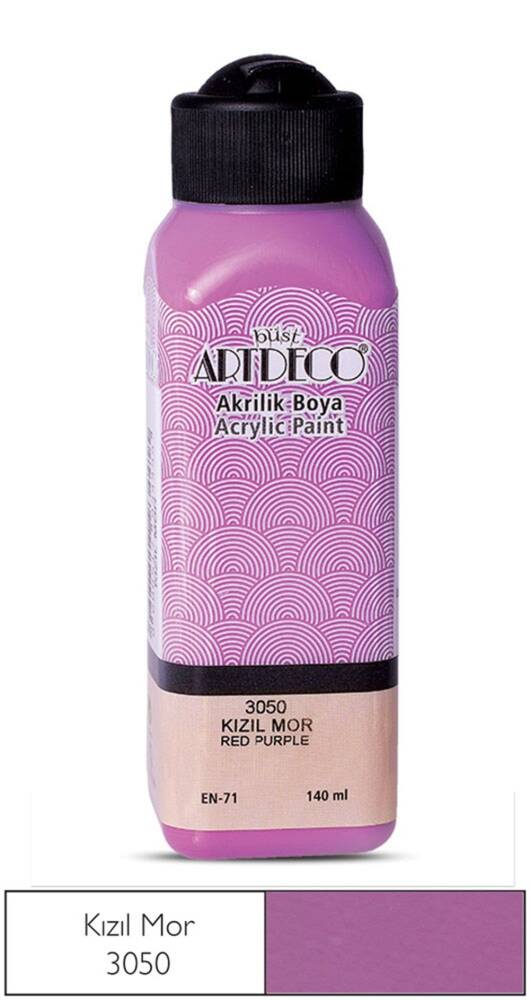 Artdeco Akrilik Boya 140 ml 3050 Kızıl Mor