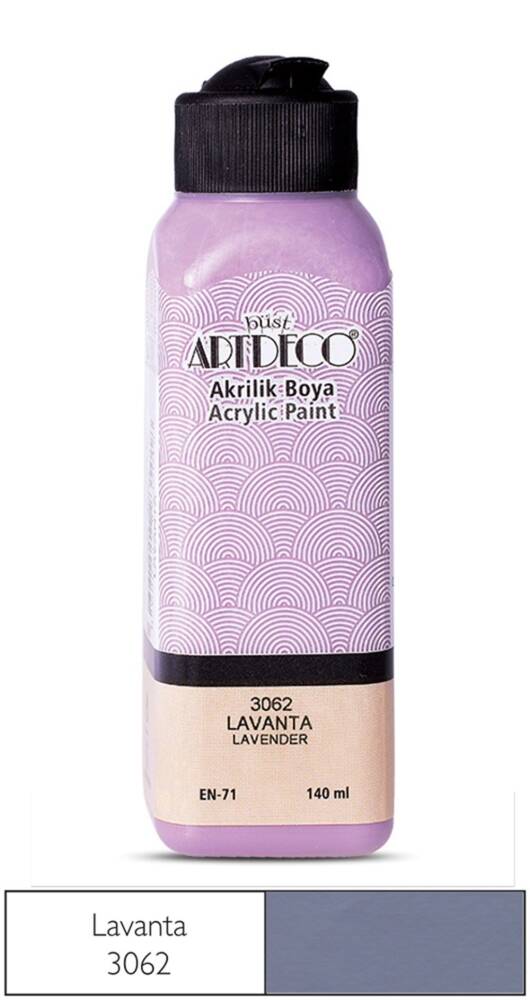 Artdeco Akrilik Boya 140 ml 3062 Lavanta