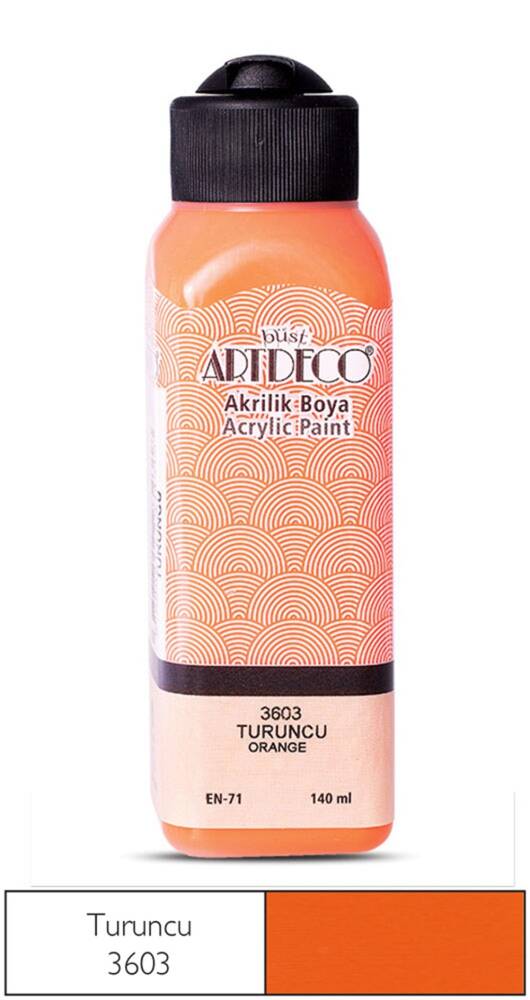 Artdeco Akrilik Boya 140 ml 3603 Turuncu