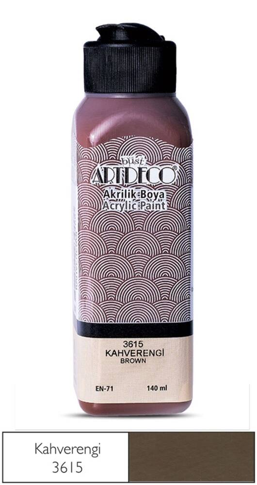 Artdeco Akrilik Boya 140 ml 3615 Kahverengi