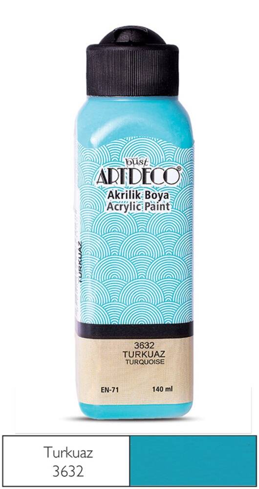 Artdeco Akrilik Boya 140 ml 3632 Turkuaz