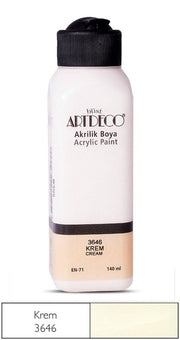 Artdeco Akrilik Boya 140 ml 3646 Krem