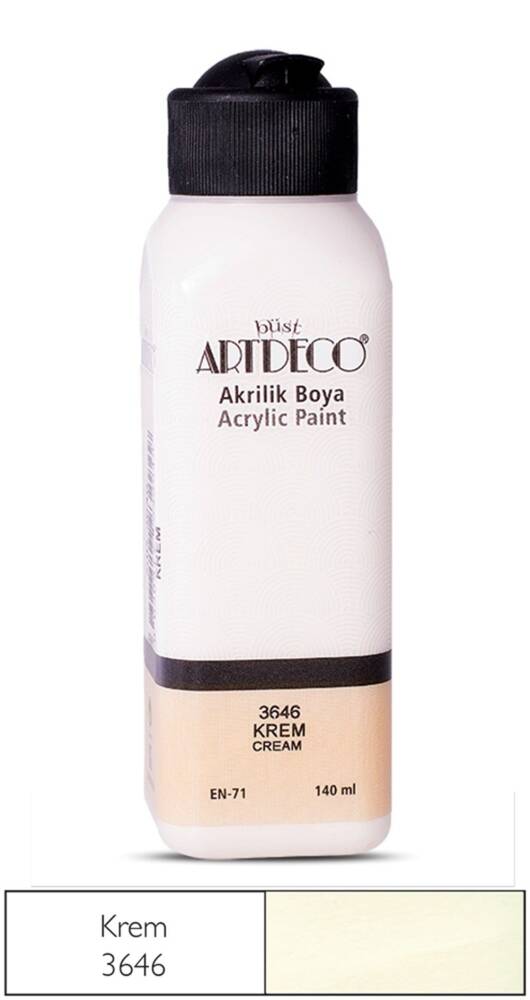 Artdeco Akrilik Boya 140 ml 3646 Krem