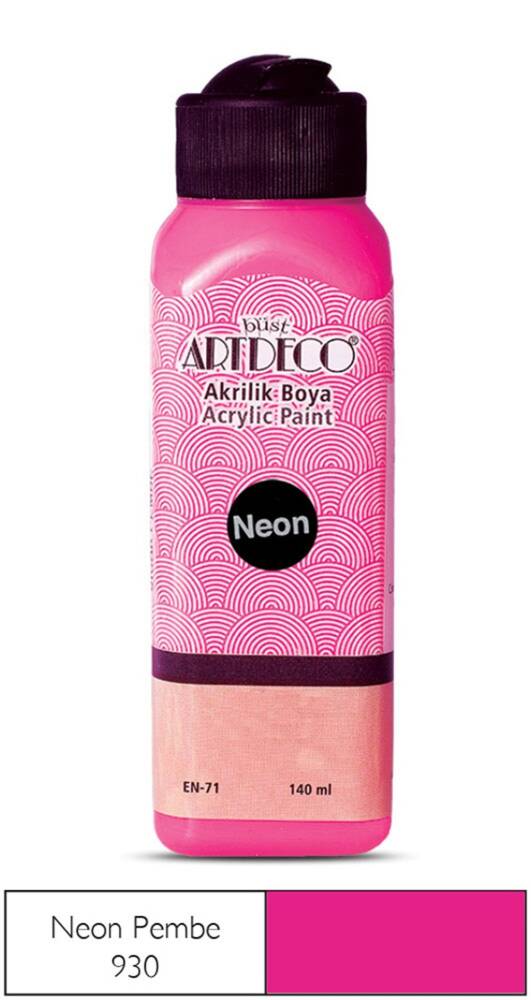 Artdeco Akrilik Boya 140 ml 930 Neon Pembe