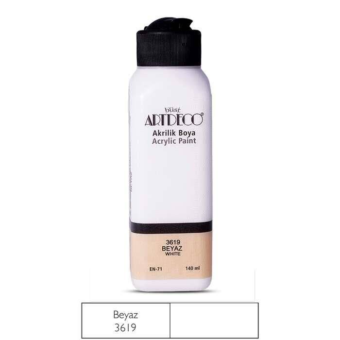 Artdeco Akrilik Boyası 140ml 3619 Beyaz