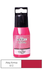 Artdeco Boyutlu Boya 60 ml 612 Ateş Kırmızı