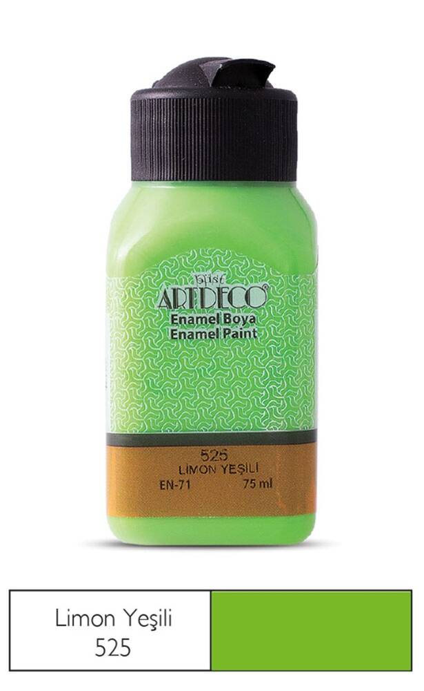 Artdeco Enamel Boya 75 ml 525 Limon Yeşili