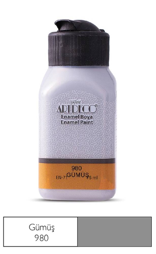 Artdeco Enamel Boya 75 ml 980 Gümüş