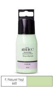 Artdeco Fosforlu Boyutlu Boya 60 ml 660 Natural Yeşil