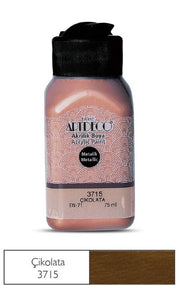 Artdeco Metalik Akrilik Boya 75 ml 3715 Çikolata Kahve