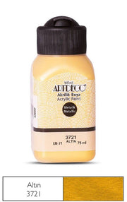 Artdeco Metalik Akrilik Boya 75 ml 3721 Altın