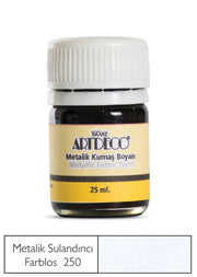 Artdeco Metalik Kumaş Boyası 25 ml 250 Farblos