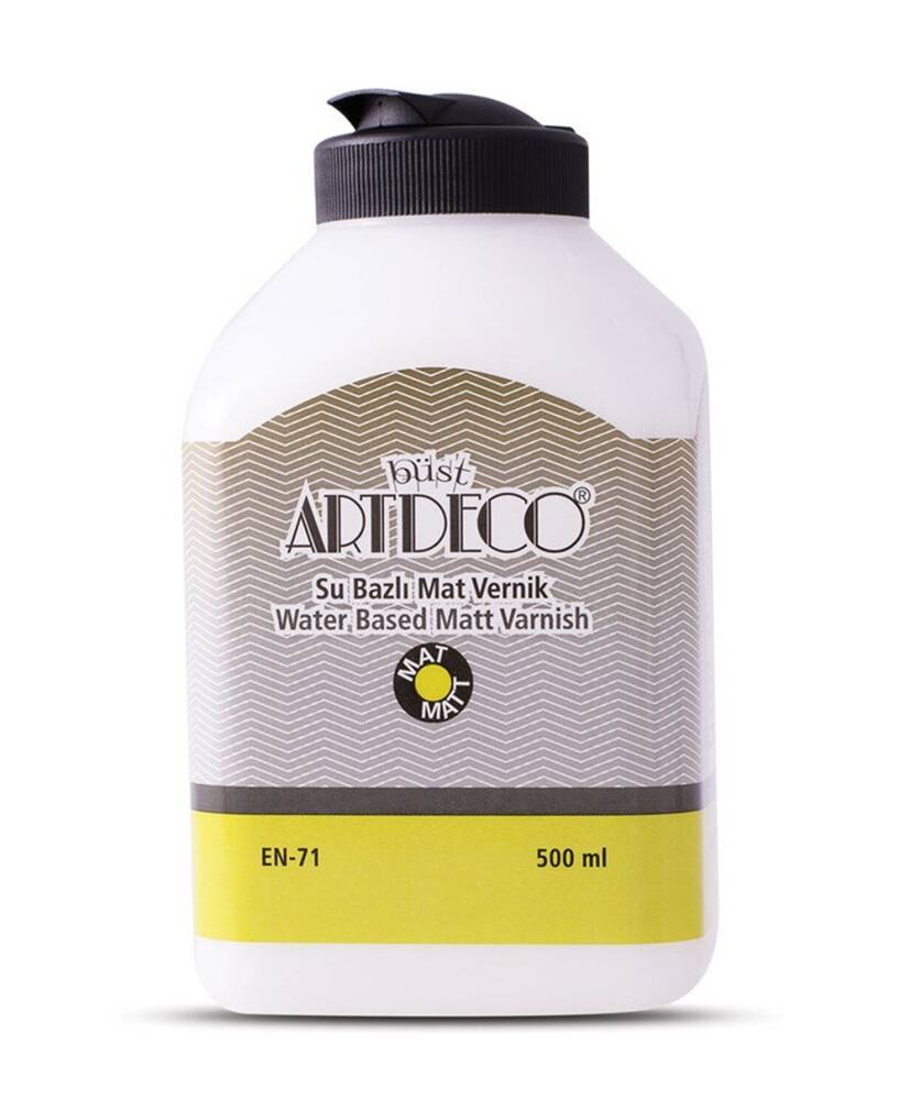 Artdeco Su Bazlı Mat Vernik 500 ml.